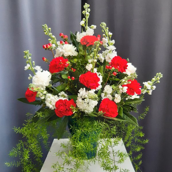Blumenstrauß -in der Vase 92066 Bild 1